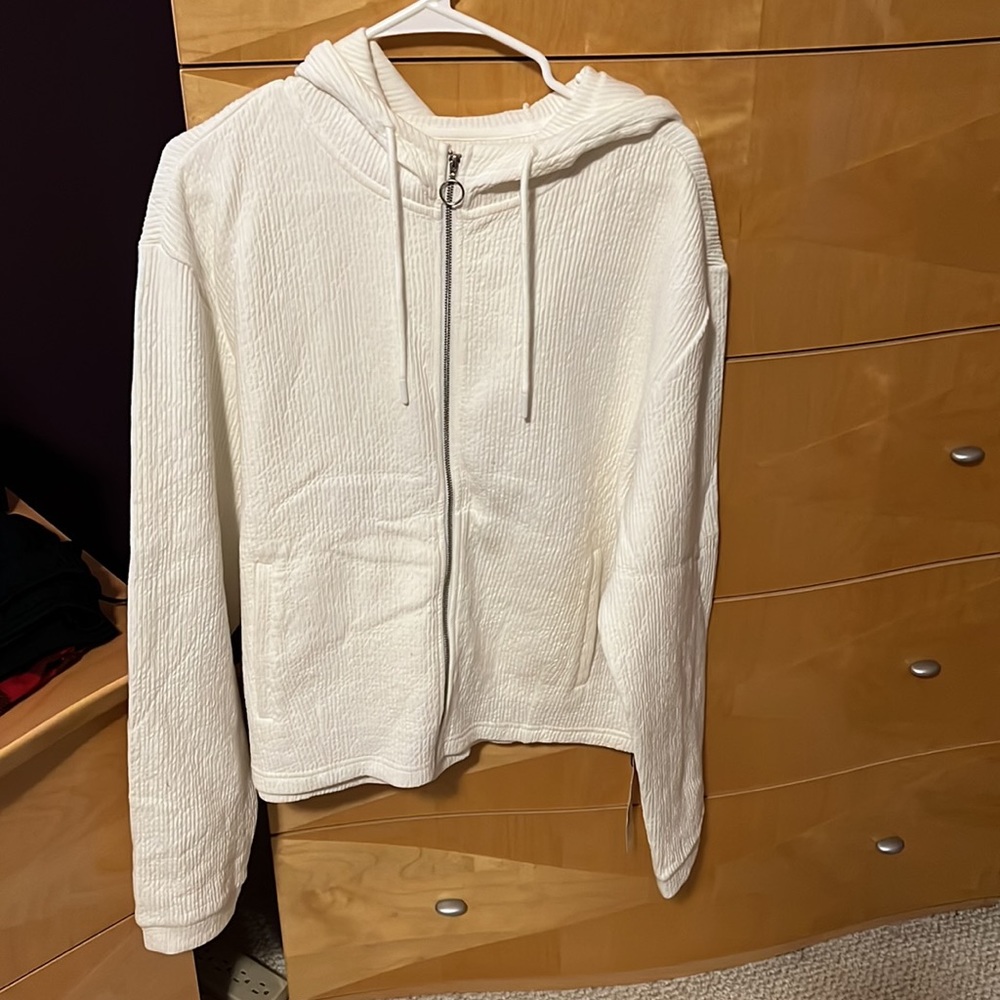 Zyia Gannett Peak White Crush Jacket w/ hood NWT